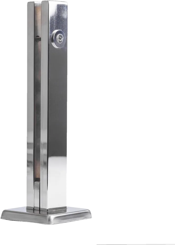 Torre em inox 304 Klinke para guarda-corpo de vidro